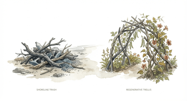 Using Driftwood In Permaculture