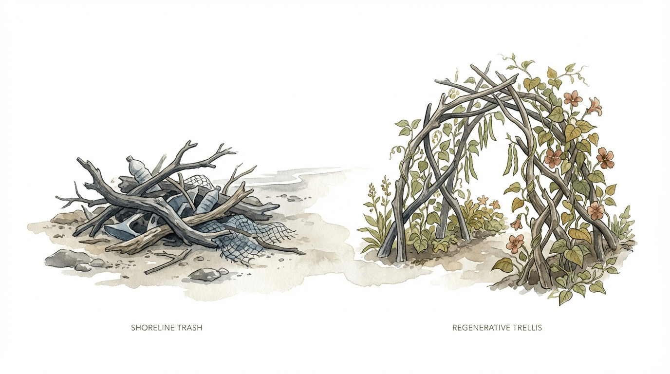 Using Driftwood In Permaculture