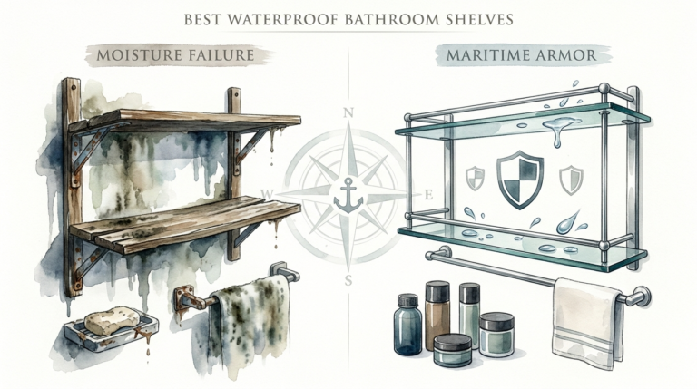 Best Waterproof Bathroom Shelves