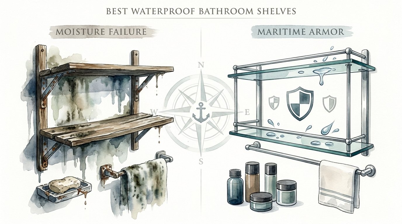 Best Waterproof Bathroom Shelves