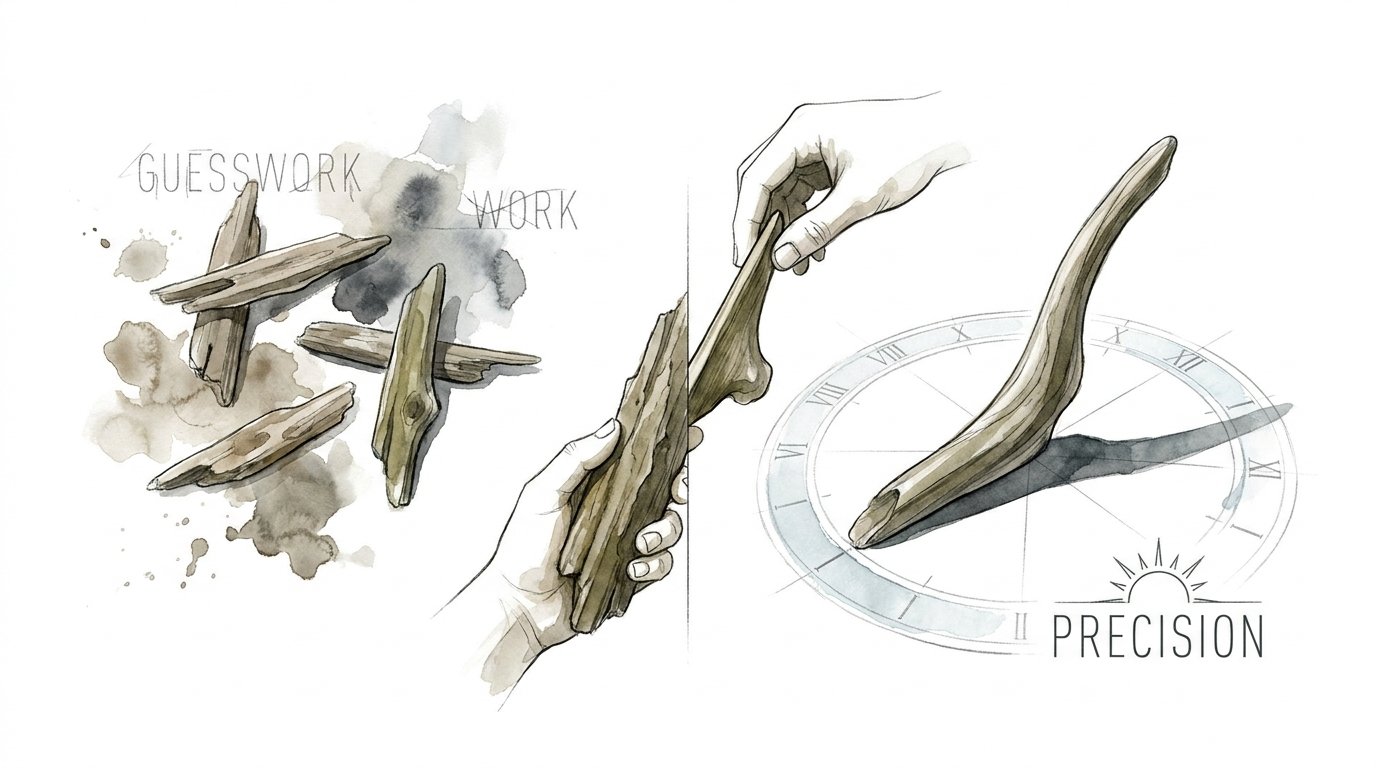 Building A Driftwood Sundial For Gardening