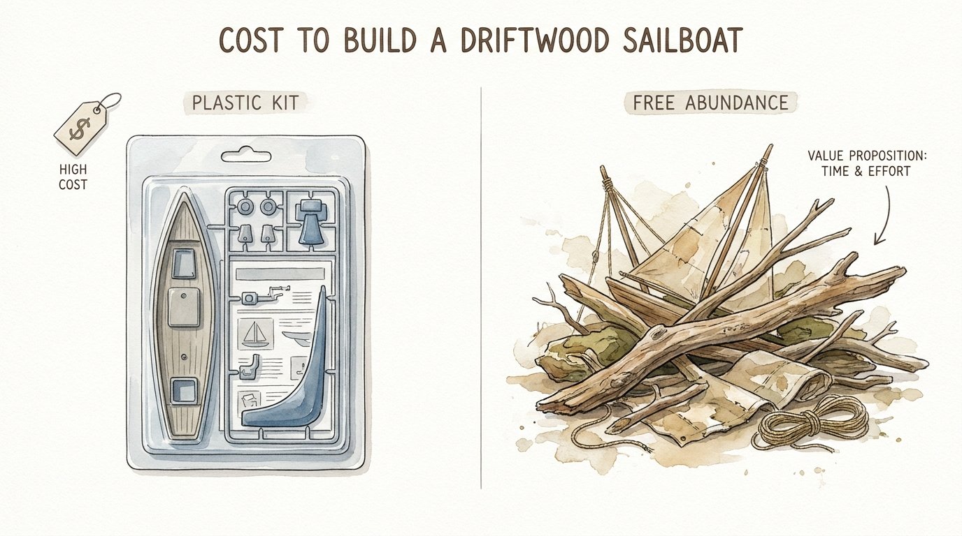 Cost To Build A Driftwood Sailboat