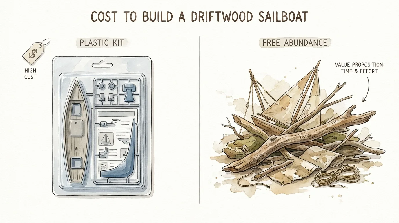 Cost To Build A Driftwood Sailboat