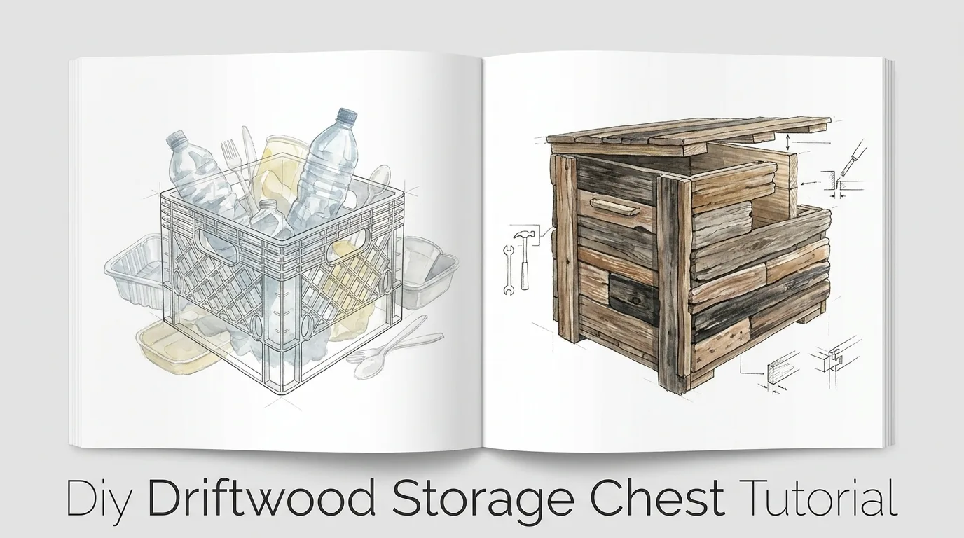 Diy Driftwood Storage Chest Tutorial
