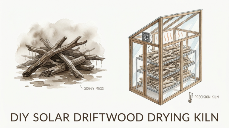 Diy Solar Driftwood Drying Kiln