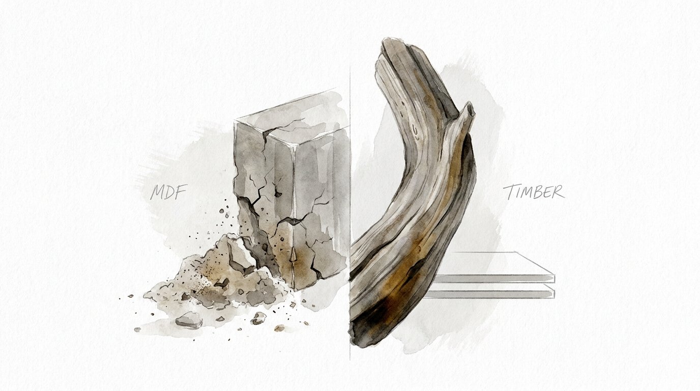 Drfitwood Shelf Vs Mdf Durability