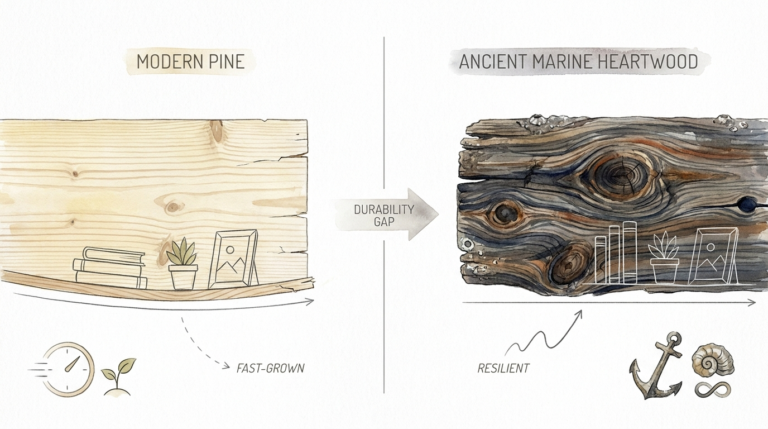 Driftwood Vs Pine Shelving Durability