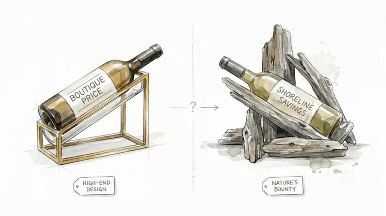 Free Driftwood Wine Rack Ideas