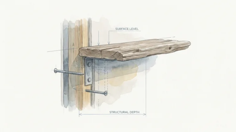 Heavy Duty Driftwood Shelf Installation Guide