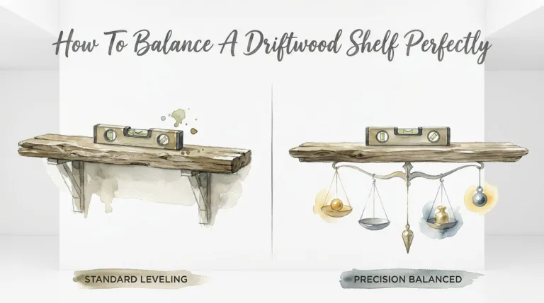 How To Balance A Driftwood Shelf Perfectly