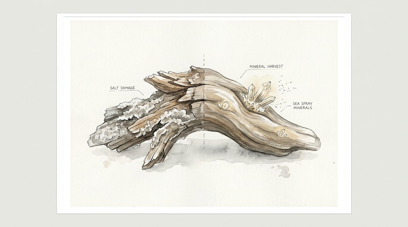 How To Capture Sea Spray Minerals With Driftwood