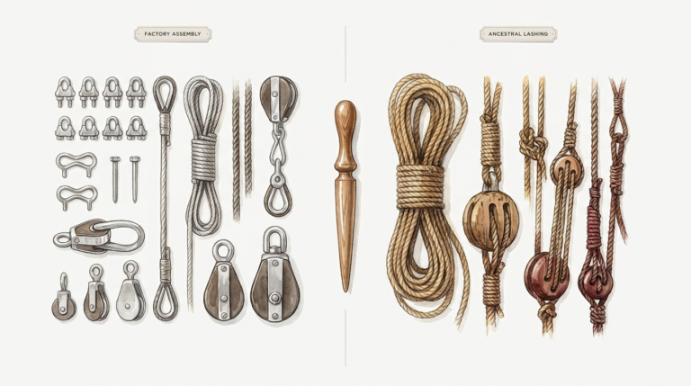 Ancient Nautical Decor Rigging Techniques