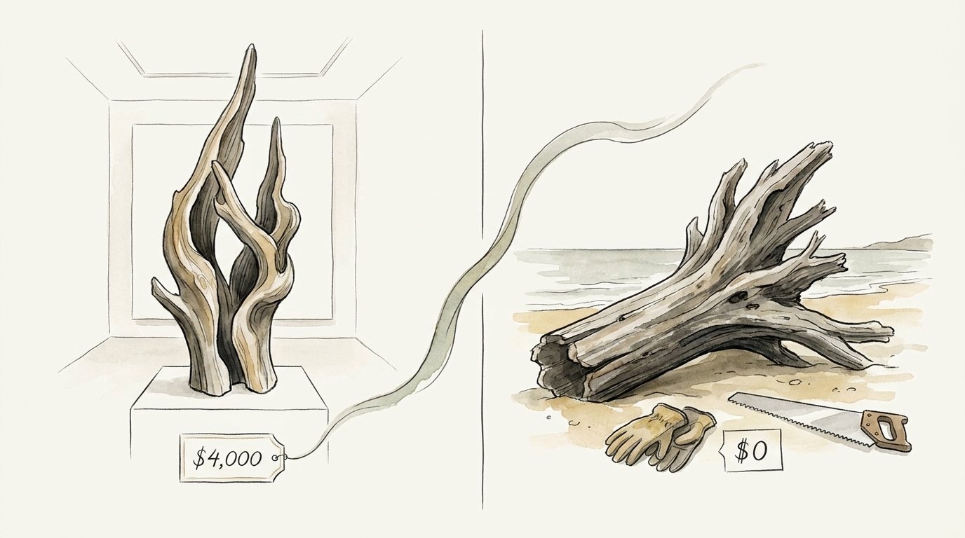 Cost Of Large Driftwood Wall Art Vs Diy Sourcing
