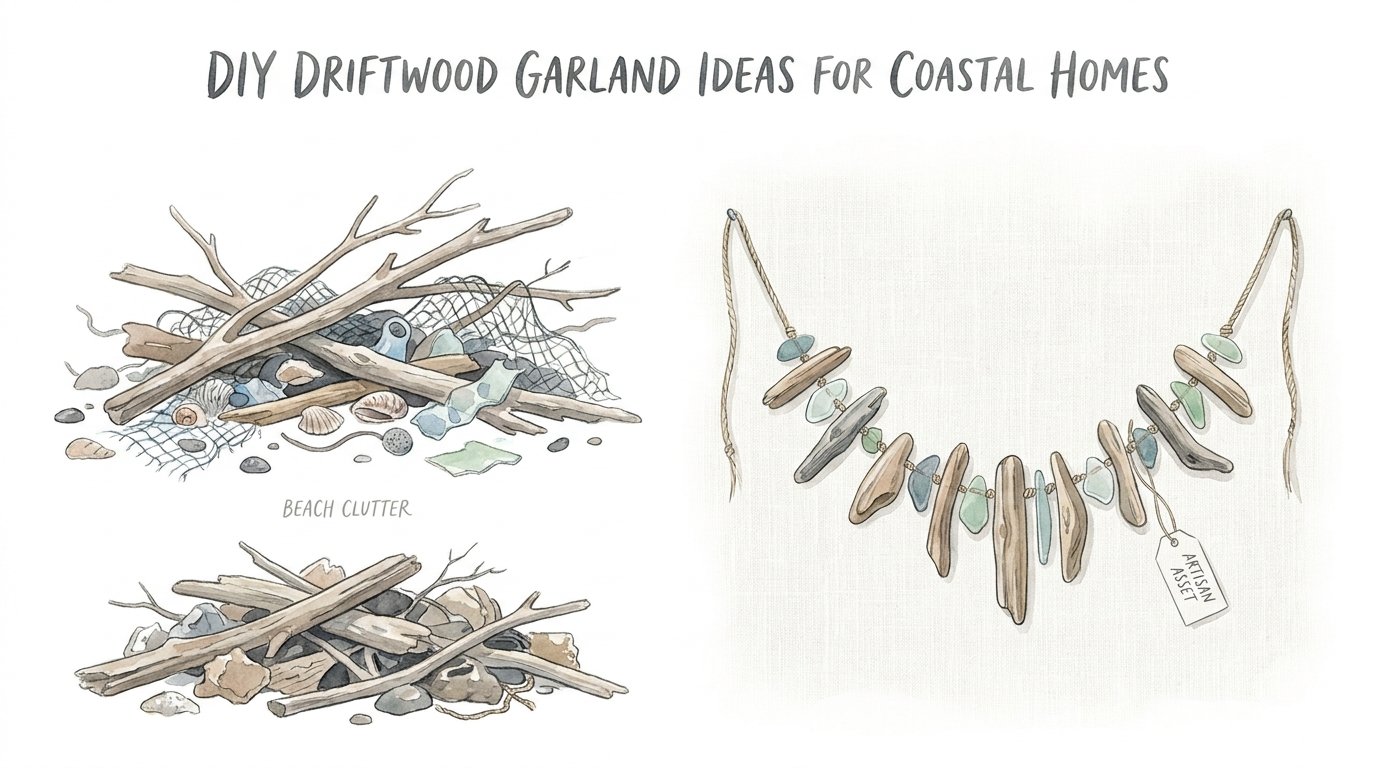 Diy Driftwood Garland Ideas For Coastal Homes