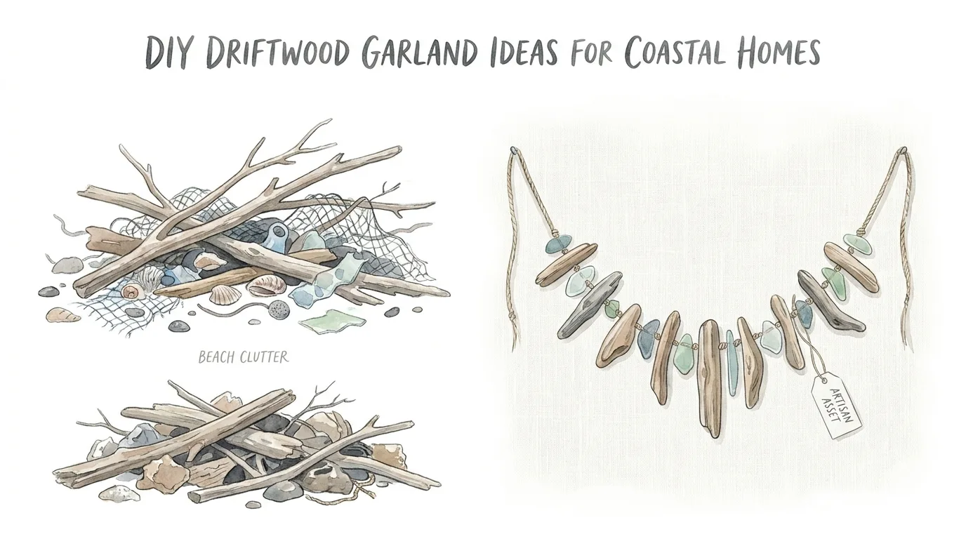 Diy Driftwood Garland Ideas For Coastal Homes