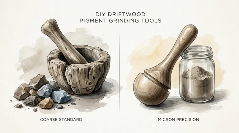 Diy Driftwood Pigment Grinding Tools