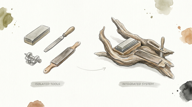 Diy Driftwood Sharpening Station