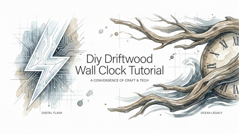 Diy Driftwood Wall Clock Tutorial