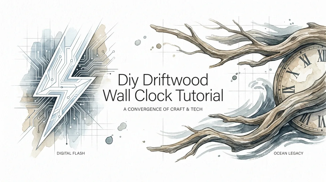 Diy Driftwood Wall Clock Tutorial