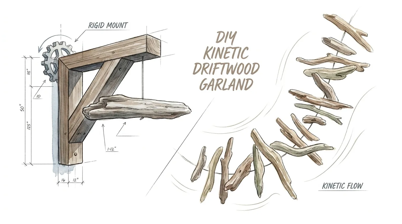 Diy Kinetic Driftwood Garland