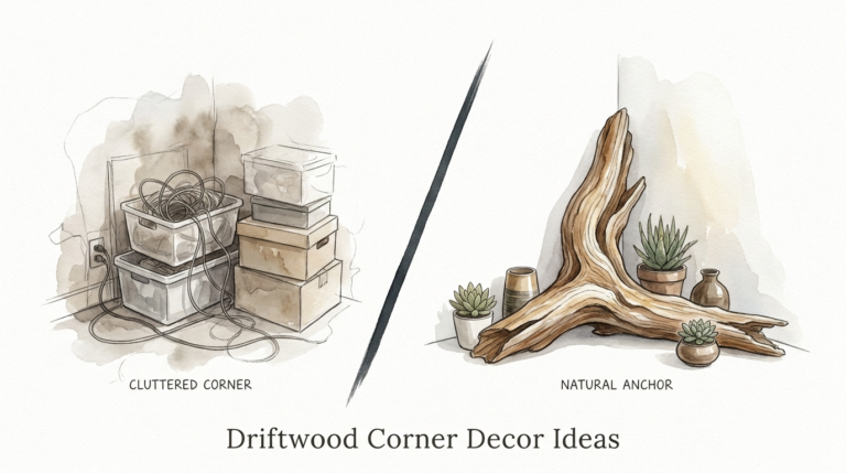 Driftwood Corner Decor Ideas