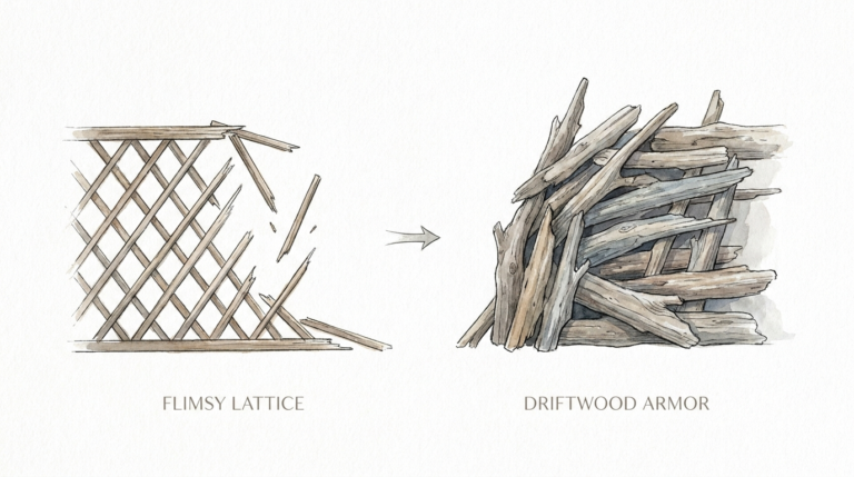 Driftwood Foundation Skirting Ideas