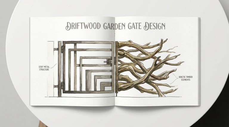 Driftwood Garden Gate Design