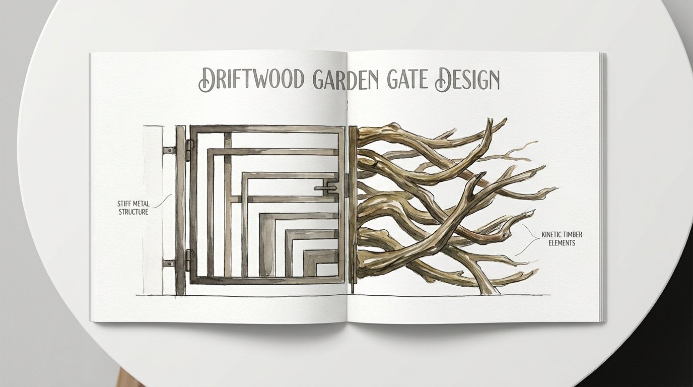 Driftwood Garden Gate Design
