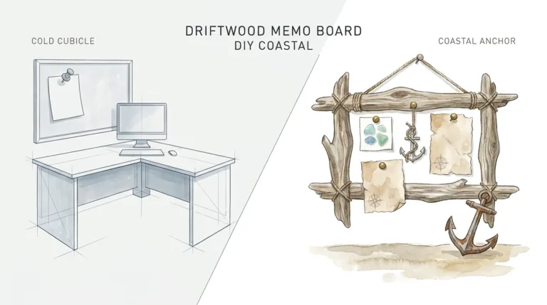 Driftwood Memo Board Diy Coastal