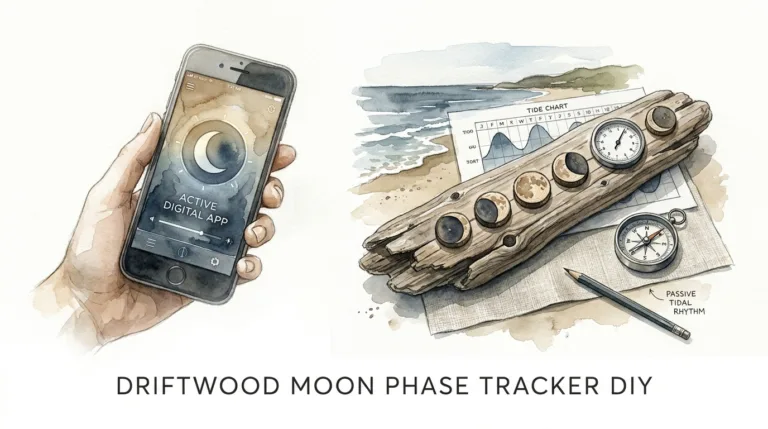 Driftwood Moon Phase Tracker Diy