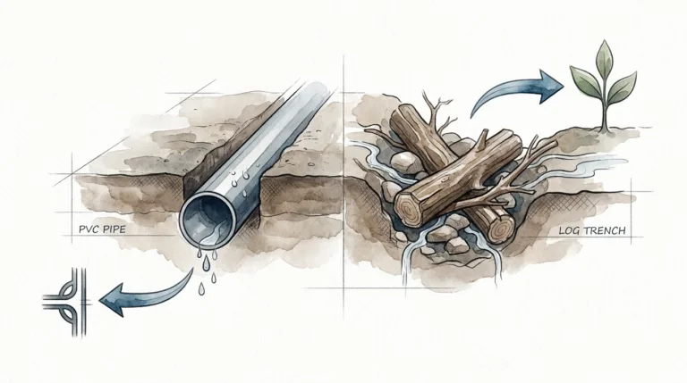 Driftwood Sub-surface Drainage Vs Pvc Pipe