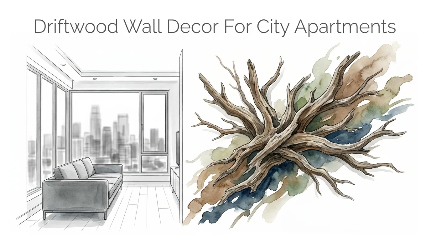 Driftwood Wall Decor For City Apartments
