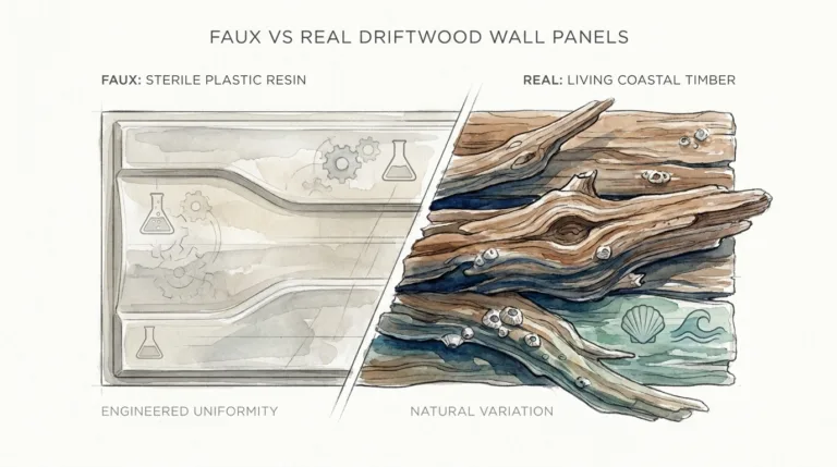 Faux Vs Real Driftwood Wall Panels