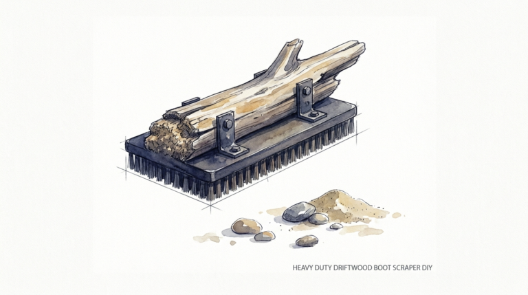 Heavy Duty Driftwood Boot Scraper Diy