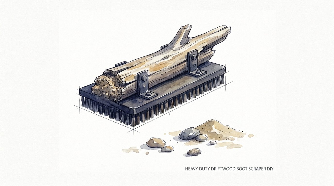 Heavy Duty Driftwood Boot Scraper Diy