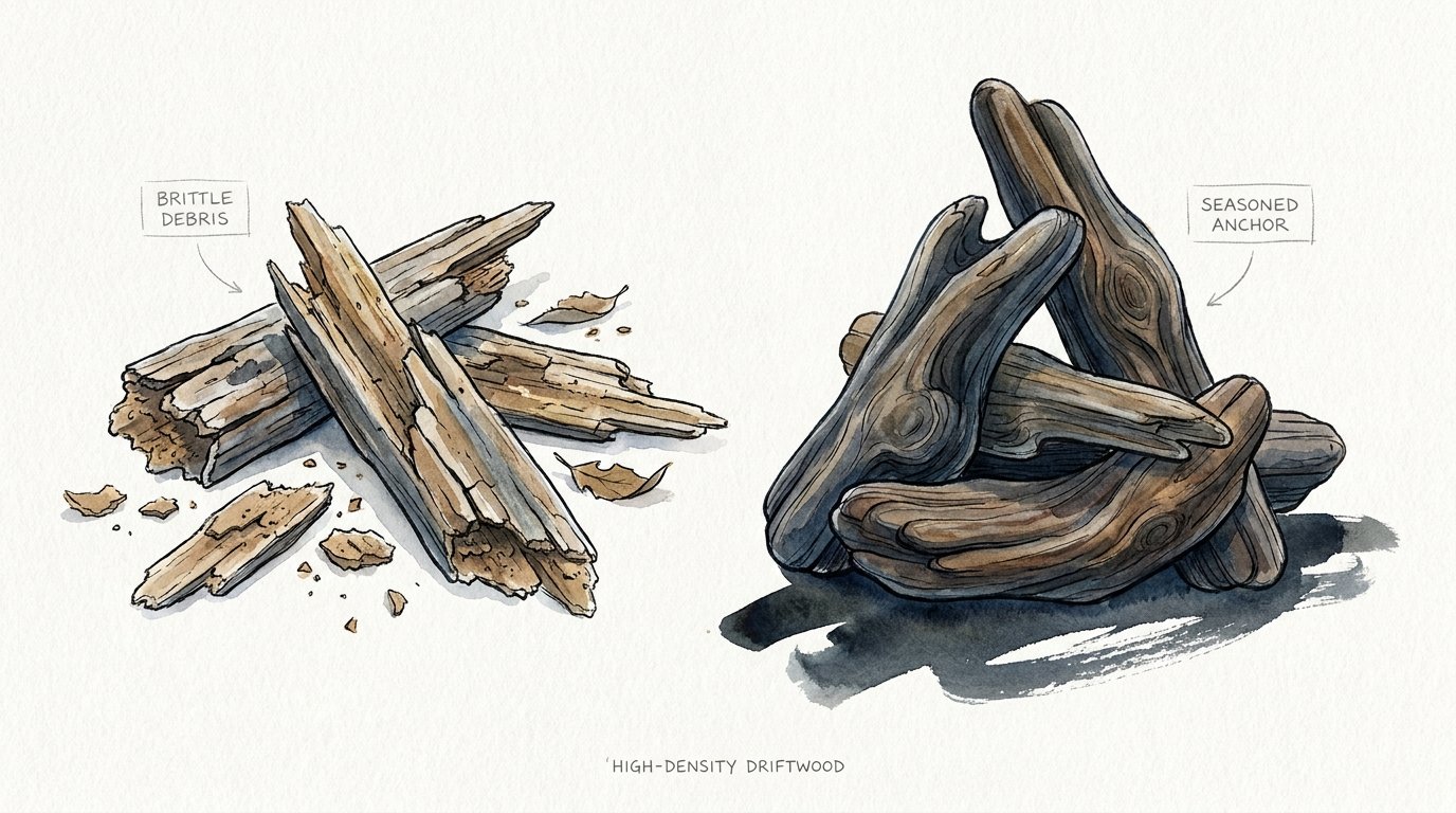How To Identify High-density Driftwood For Wall Art