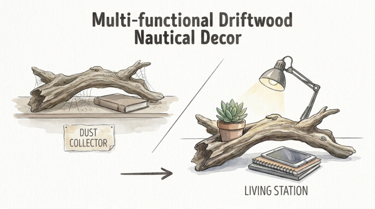 Multi-functional Driftwood Nautical Decor