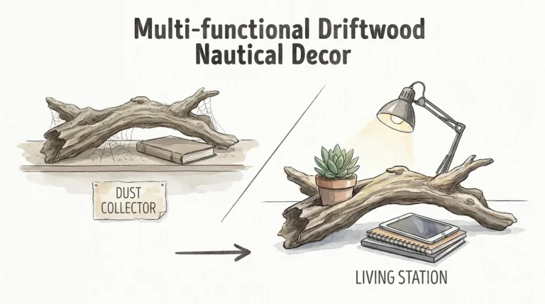 Multi-functional Driftwood Nautical Decor