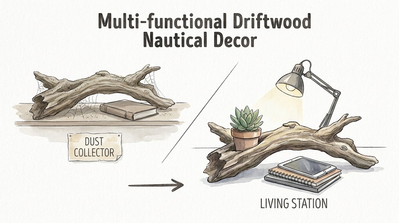 Multi-functional Driftwood Nautical Decor
