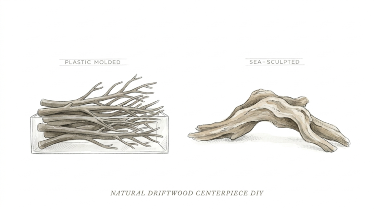 Natural Driftwood Centerpiece Diy