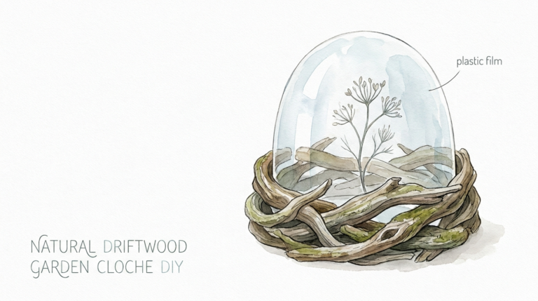 Natural Driftwood Garden Cloche Diy