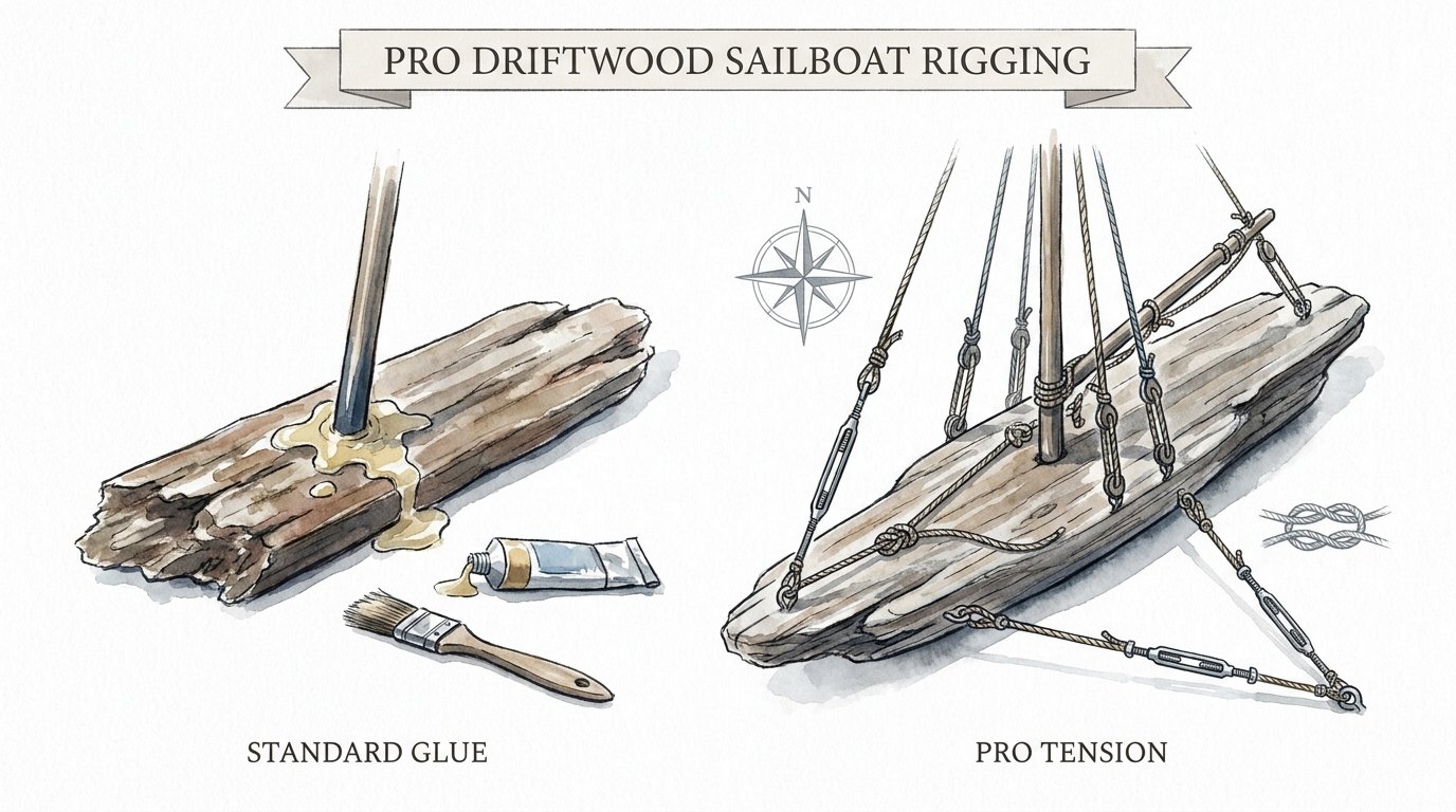 Pro Driftwood Sailboat Rigging
