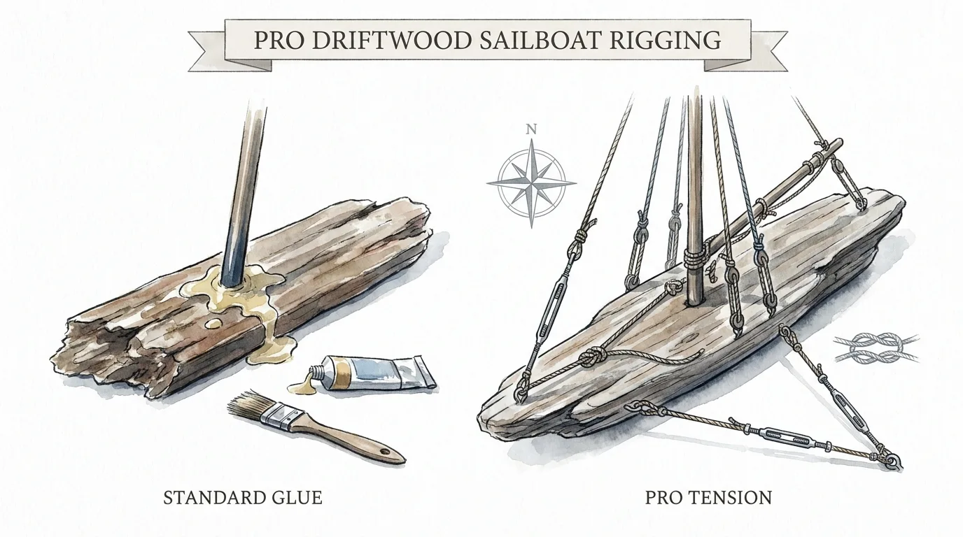Pro Driftwood Sailboat Rigging