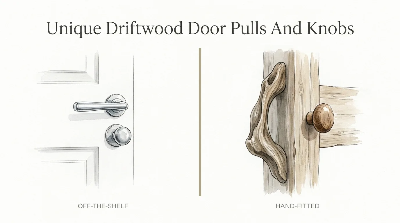 Unique Driftwood Door Pulls And Knobs