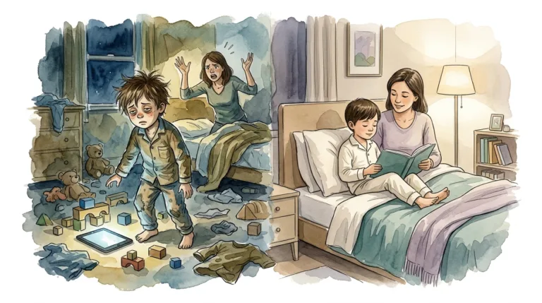 bedtime routine for elementary kids