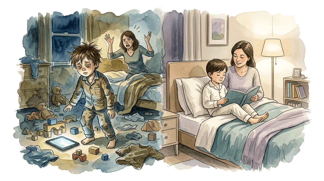 bedtime routine for elementary kids