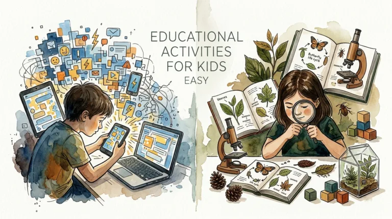 educational activities for kids easy