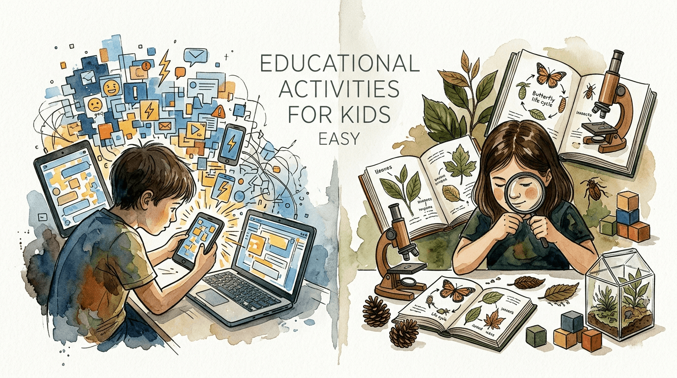 educational activities for kids easy