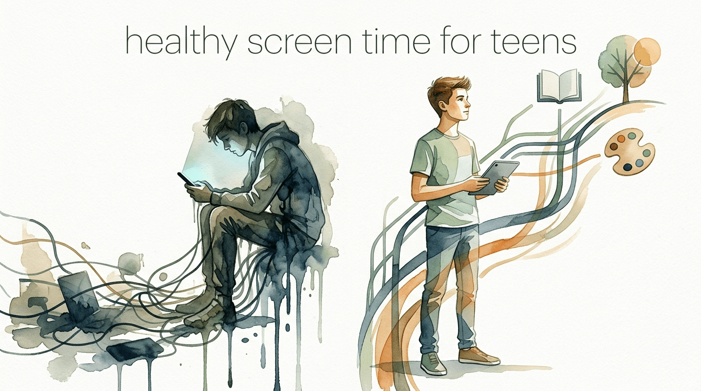 healthy screen time for teens