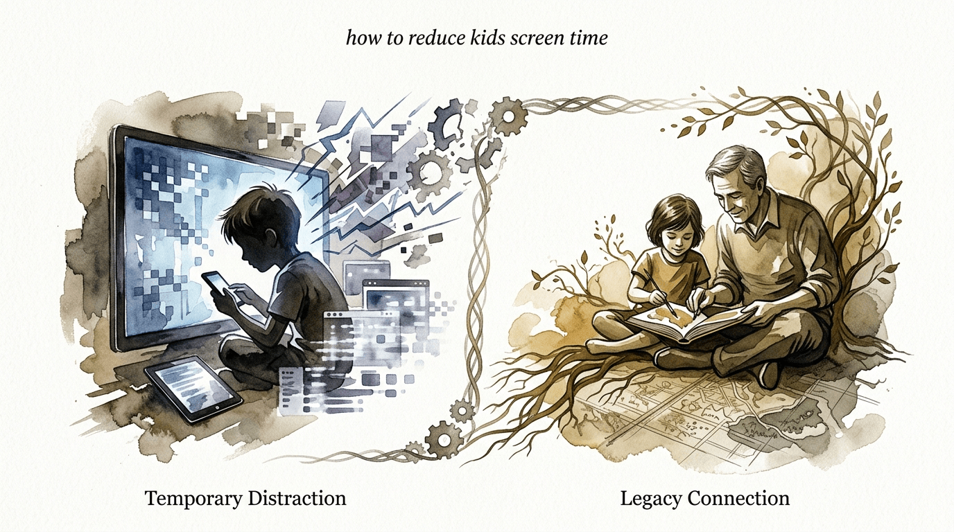 how to reduce kids screen time